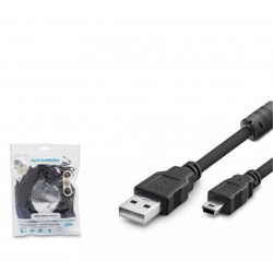 Hadron Hdx7520 Usb Mini V3-5Pin To Usb Kablo 5M Siyah