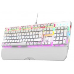 Rampage KB-R86 UMBRA Beyaz USB Rainbow Aydınlatmalı Blue  English Mekanik Gaming Oyuncu Klavye