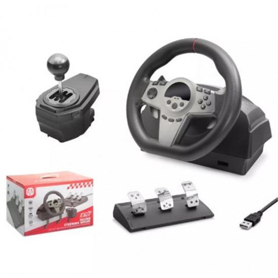 Nodar Nd757 Direksiyon Seti Siyah 270° Ps4-Ps3-Pc-Xbox One-N-Sw-Xbox Series-S P4 Slim P4 Pro Siyah