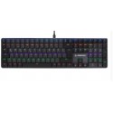 Rampage GRANITE PRO Siyah-Gri Low Profile BLUE SWITCH Q Rainbow Mekanik Gaming Oyuncu Klavye
