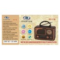 Everton RT-718 Bluetooth-USB-SD-FM Şarjlı  Nostaljik Radyo