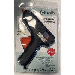 Bafix Mum Silikon Tabancası Siyah 40W