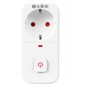 S-link SL-010 16A-250V 750 Joule Anahtarlı Isıya Duyarlı Devre ve Akım Korumalı Tekli Priz