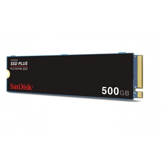 SanDisk 500GB SSD PLUS 2400MB-1500MB-s M.2 PCIe Gen 3.0 NVMe SSD SDSSDA3N-500G-G26