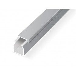 Mutlusan Kablo Kanalı 16X16 Metalik Gri Yapışkanlı 2mt (001 155 01016 20 56 )