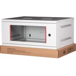 Lande LN-STB04U5440LG 4U 540x400 Ön Tek Cam Kapak Duvar Tip Boş Demonte Kabinet