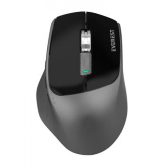 Everest SM-BT24 Usb Metalik Siyah 2in1 Bluetooth ve 2.4GHz Kablosuz Mouse
