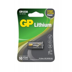 GP CR123A 3V Lityum Tekli Paket Pil (GPCR123A-U1) Fotoğraf Makinesi Pili