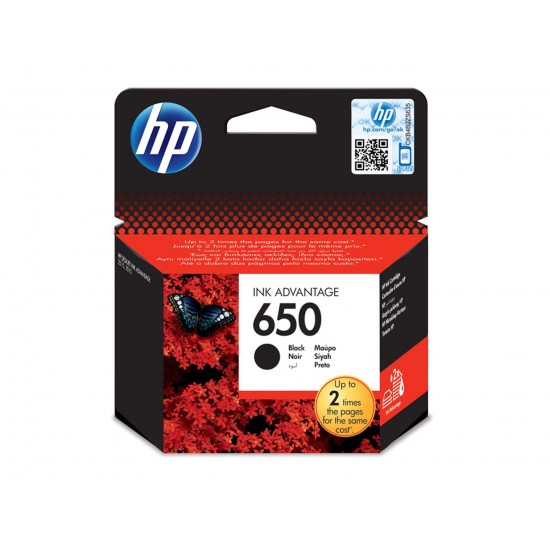 HP 650 Black Siyah Kartuş CZ101AE HP 650 Black Siyah Kartuş CZ101AE