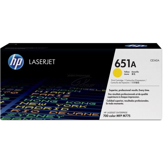 HP 651A Yellow Sarı 16.000 Sayfa Toner CE342A