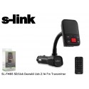 S-link SL-FM65 Hafızasız mp3 Transmıtter 2.1a Usb Şarj Portlu Usb Micro Sd Kart Destekli Kumandalı S-link SL-FM65 Hafızasız mp3 Transmıtter 2.1a Usb Şarj Portlu Usb Micro Sd Kart Destekli Kumandalı