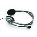 Logitech 981-000271 H110 Stereo Kulaküstü Gri Kulaklık