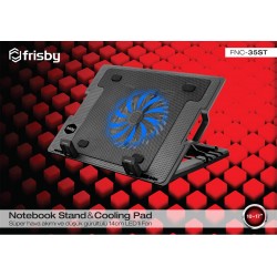 Frisby FNC-35ST Standlı Notebook Soğutucu 1 Port Usb 10"- 17" boyutunda notebooklar için uygundur