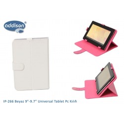 Addison IP-266 Beyaz 9"-9.7"Universal Tablet Kılıf