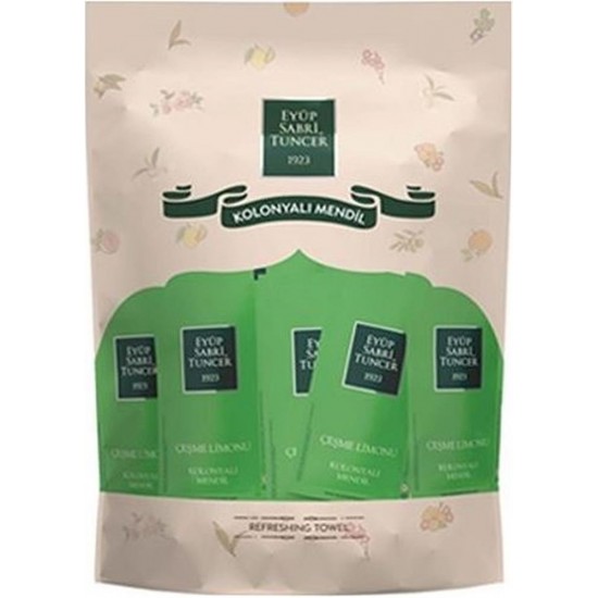 Eyüp Sabri Tuncer Çeşme Limonu Kolonyalı Mendil 150li Paket