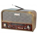 Everton RT-715  Bluetooth-USB-SD-FM Şarjlı  Nostaljik Radyo Led Fener Özellikli