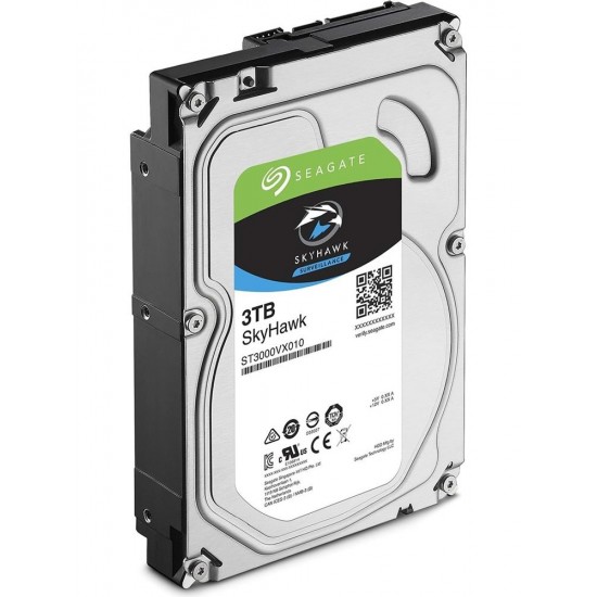 Seagate 3TB SkyHawk ST3000VX010 3.5 5900 RPM 64 MB SATA 3 PC Harddisk (İthalat)