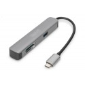 Digitus DA-70891 USB Tip C 5Port (USB-C™ Dock, 5 Port)x USB 3.0 port
2 x Kart okuyucu (SD-Mic