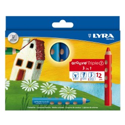 LYRA 3831120 GROVE ÜÇGEN BOYA KALEMİ 12 RENK