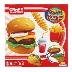 SUNMAN 2015 OYUN HAMURU 4X50GR SET SÜPER BURGER