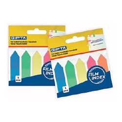 GIPTA 0117 12X45 YAP.NOT FİLM AYRAÇ 25YP NEON 5 RENK