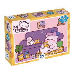 CA 5337 PUZZLE 100 PRÇ PEMBE KEDİ