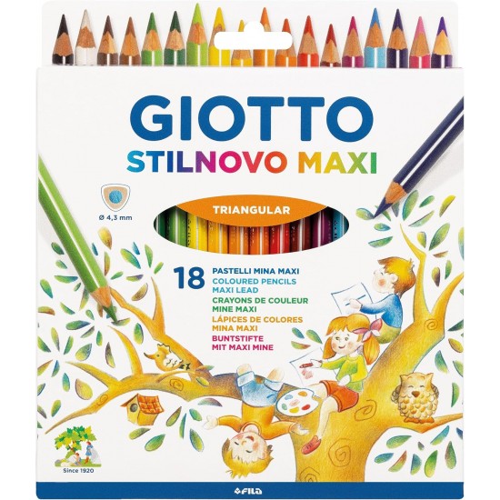 GIOTTO 226200 STİLNOVO KURUBOYA KALEMİ 18Lİ