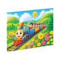 CA 3509 PUZZLE AHŞAP RENKLİ TREN
