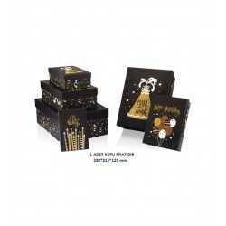 GIPTA BX2806 HİBA DİKDÖRTGEN 6LI KUTU SET