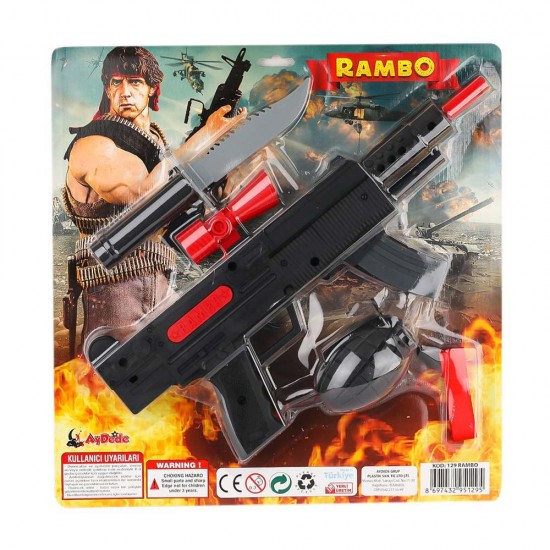 BYTOYS AYD-129 KARTELA RAMBO SETİ