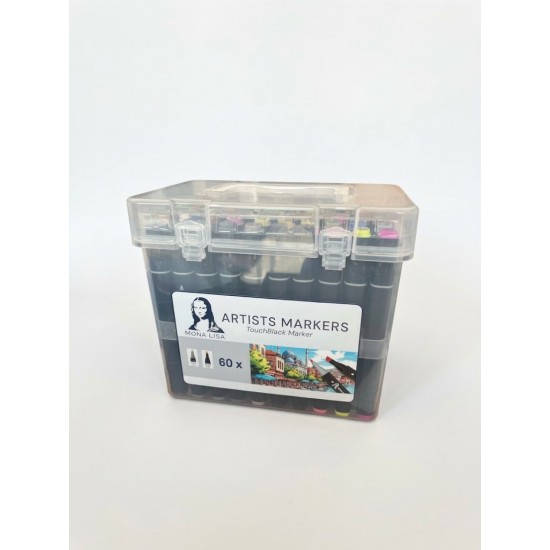 SÜDOR TM1-60 MONALİSA TOUCH BLACK MARKÖR 60 RENK