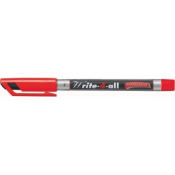 STABİLO WRITE-4-ALL ASETAT KALEMİ F KIRMIZI