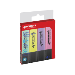 PENMARK HS505 4P FOSFORLU KALEM 4LÜ BLS PASTEL RENK