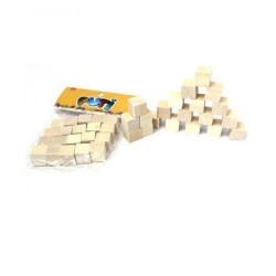 PUTİ 8887 AHŞAP KÜP NATURAL 20Lİ
