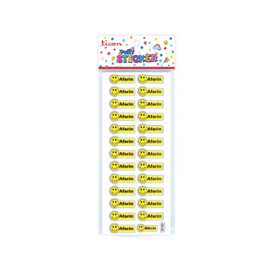 TİCON 348873 TPS-002/1 PUFFY STICKER AFERİN