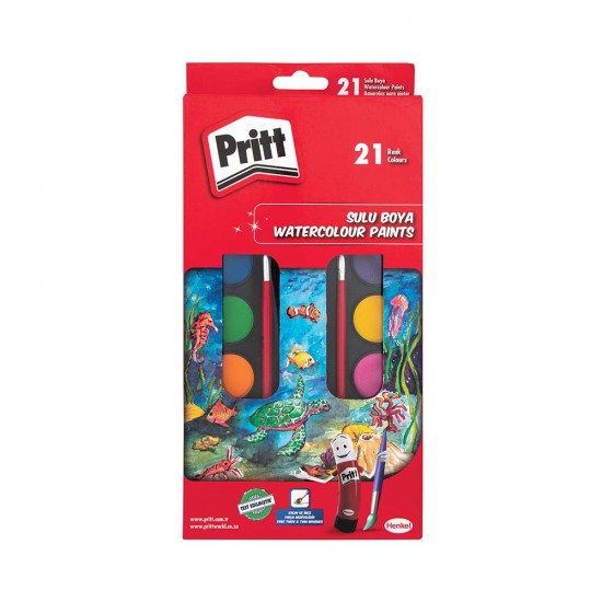 PRİTT 1671703 SULUBOYA BÜYÜK TABLET 21Lİ