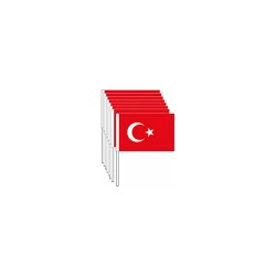 VATAN VT801 KÜÇÜK PLS.ÇITALI TÜRK BAYRAĞI 12X20 80Lİ PK