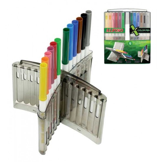ALPİNO AR-135 COLOR PEN KEÇELİ KALEM 12Lİ