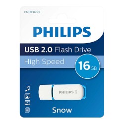 PHİLİPS FM16FD70B BELLEK SNOW 16 GB MAVİ/BEYAZ