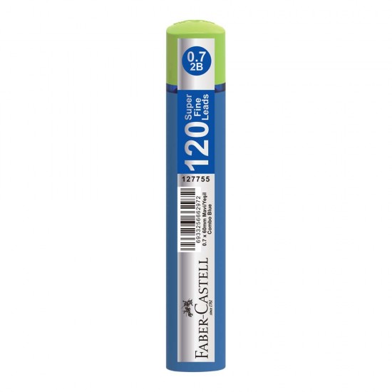 FABER GRİP MİN SOFT T 07MM 120Lİ TÜP KOMBO YEŞİL-PEMBE 127756