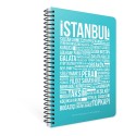 GIPTA 7335 İSTANBUL NOTES SPR SRT KPK DEF 17X24 80YP ÇİZGİLİ