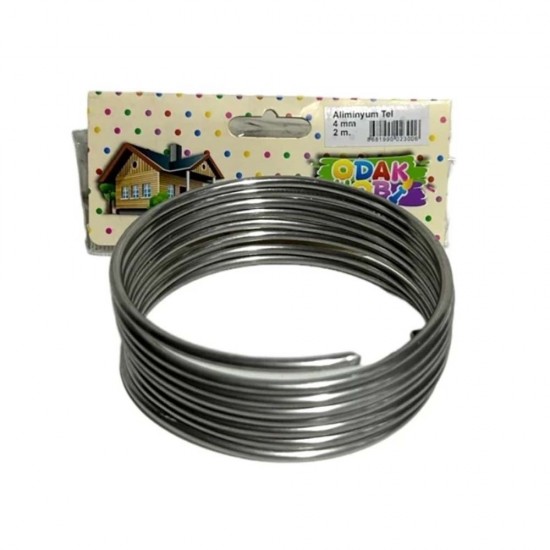 ODAK ALÜMİNYUM TEL 4MM 2M