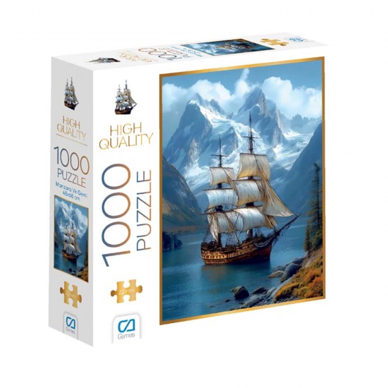 CA 7072 PUZZLE 1000 PRÇ MANZARA VE GEMİ