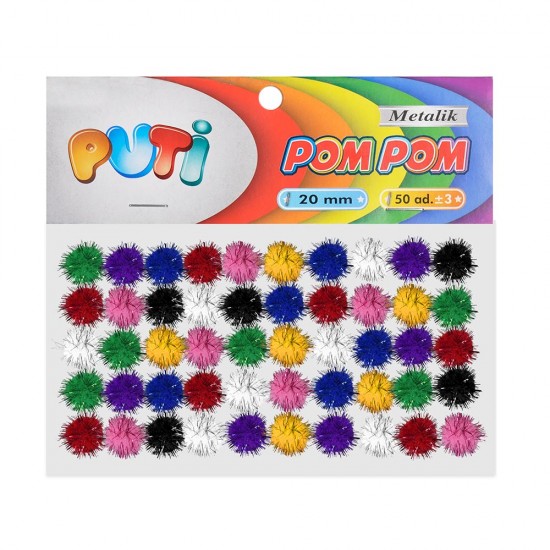 PUTİ 4483 PONPON 20MM METALİK