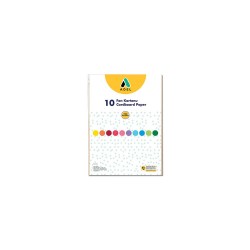 ADEL FON KARTONU 25X35 10LU KARIŞIK 030001