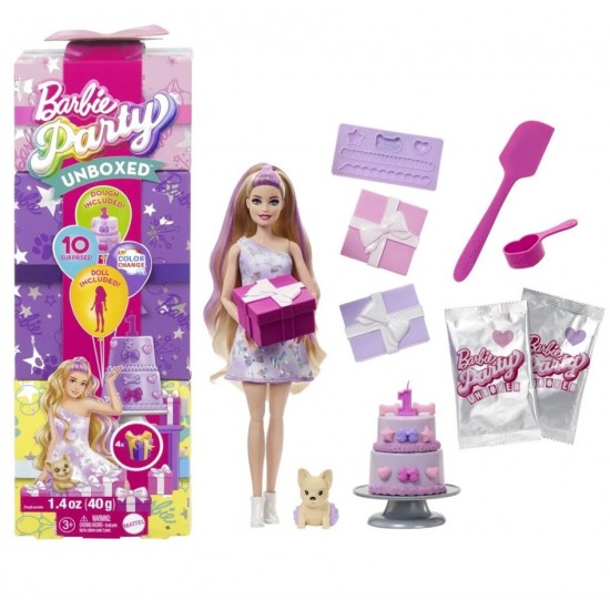 MATTEL JFG68-JFG71 BARBİE PARTY UNBOXED KÖPEĞİMİN DOĞUM GÜNÜ