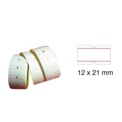 TANEX 12X21MM FİYAT ETİKETİ 800AD ÇİZGİLİ BEYAZ