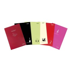 MOPAK MÜZİK DEFTERİ A5 KÜÇÜK BOY 40YP