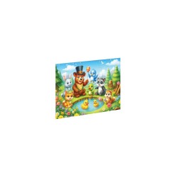CA 3508 PUZZLE AHŞAP SEVİMLİ HAYVANLAR