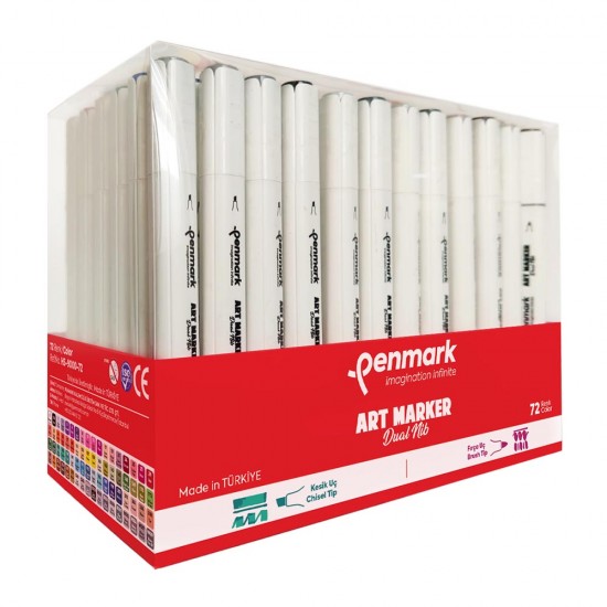 PENMARK HS9000 72 MARKÖR ART BRUSH KALEM 72Lİ SET
